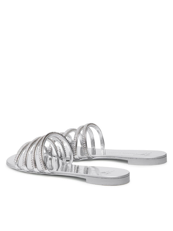 GIUSEPPE ZANOTTI GIUSEPPE ZANOTTI Şlapi E200003 Argintiu