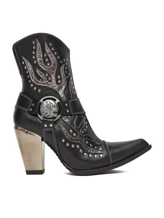 NEW ROCK NEW ROCK Kovboju apavi M-7919-S1 Melns