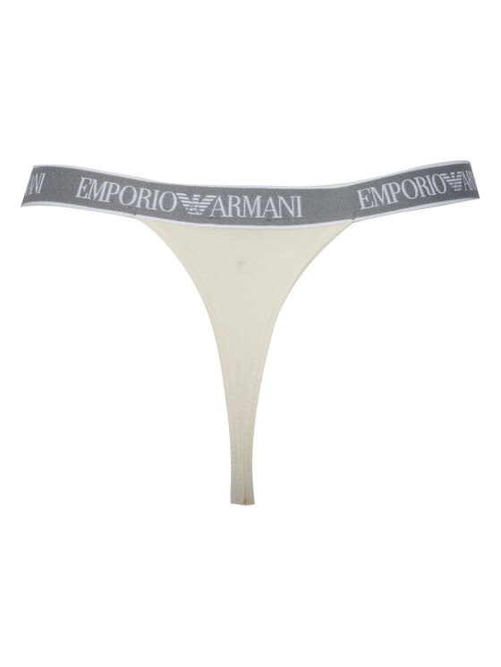 Emporio Armani Underwear Emporio Armani Underwear Stringų komplektas EW000405 AF19026 M0082 Balta