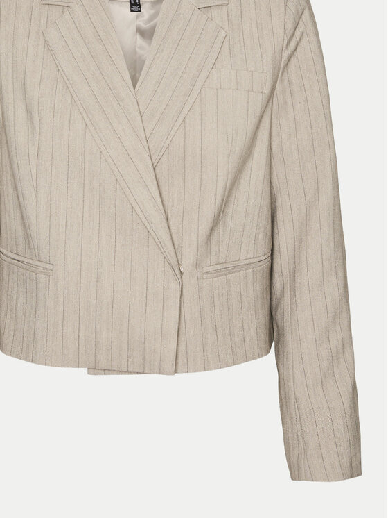 Vero Moda Vero Moda Švarkas Eli 10319629 Smėlio Cropped Fit