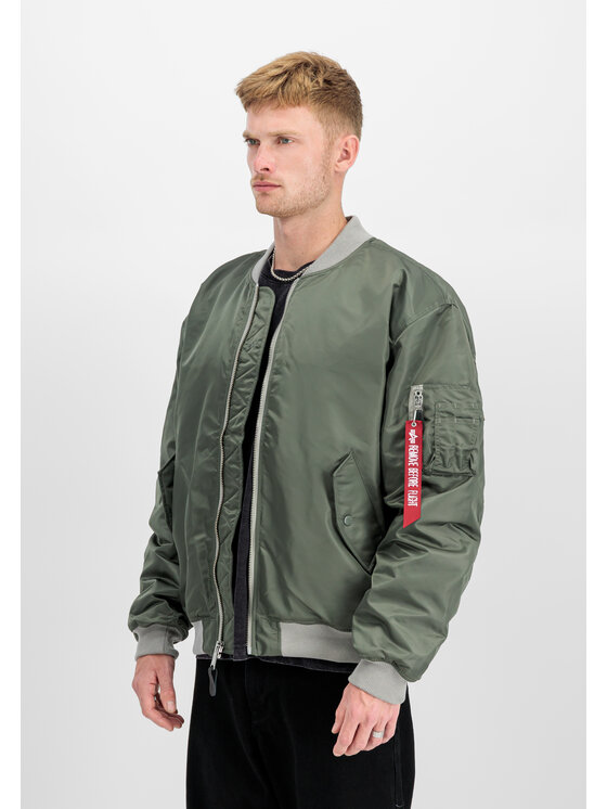 Alpha Industries Alpha Industries Kurtka bomber MA-1 CS Bomber Jacket Zielony Loose Fit