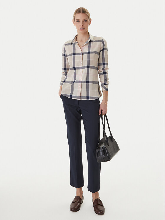 Barbour Barbour Риза Bredon LSH1353PI55 Бежов Regular Fit