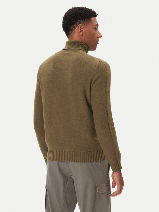 Aeronautica Militare Aeronautica Militare Rollkragenpullover 252MA1587UL00904 Grün Regular Fit