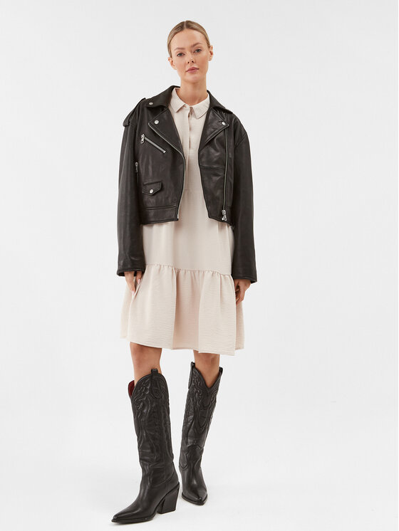 Vero Moda Vero Moda Vsakodnevna obleka Inge 10293730 Bež Regular Fit
