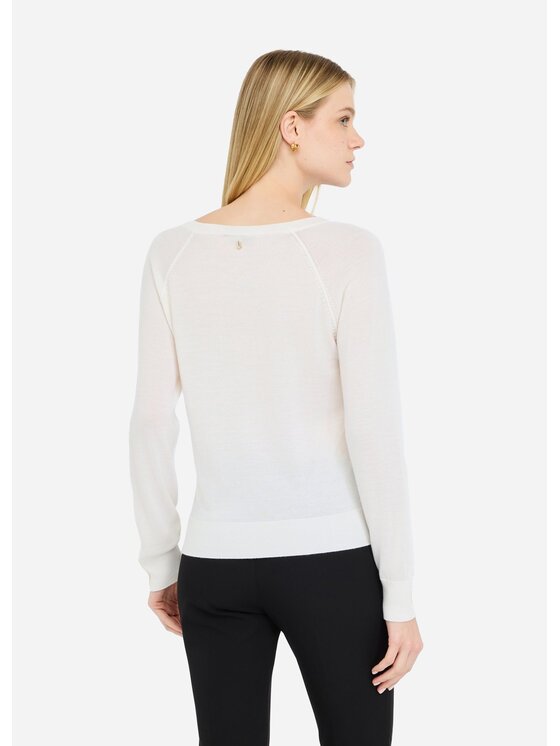 Liu Jo Liu Jo Maglione CF5423MA82OX0718 Bianco Regular Fit