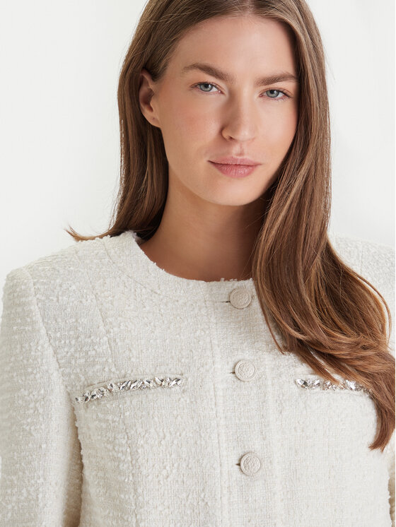 Guess Guess Σακάκι W6RL54 WJ632 Εκρού Regular Fit