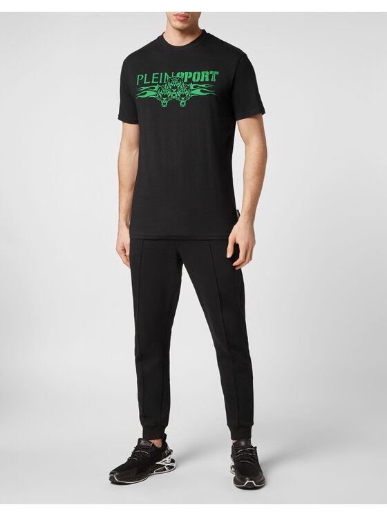 Plein Sport Plein Sport T-Shirt 1059 Czarny Regular Fit