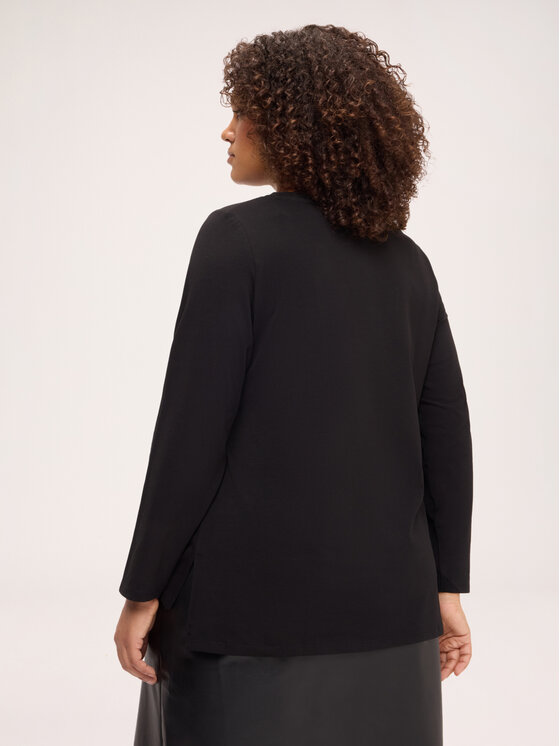 Fiorella Rubino Fiorella Rubino Bluzka G0CUL009265N033 Czarny Regular Fit