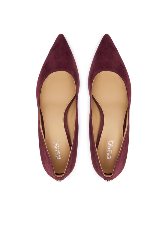MICHAEL Michael Kors MICHAEL Michael Kors Čevlji z visoko peto Alina 40F5HNMP1S Bordo rdeča