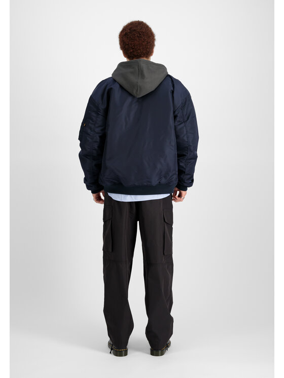 Alpha Industries Alpha Industries Kurtka bomber MA-1 CS Bomber Jacket Granatowy Loose Fit