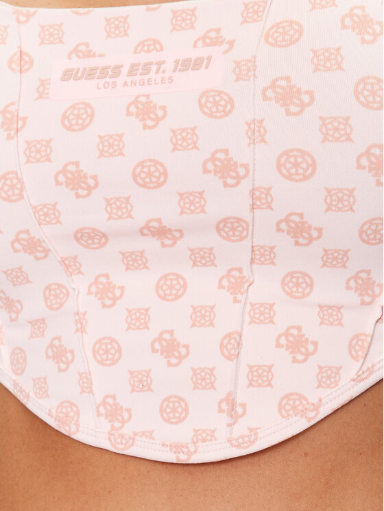 Guess Guess Бюстгальтер-топ V3YP01 MC04N Рожевий