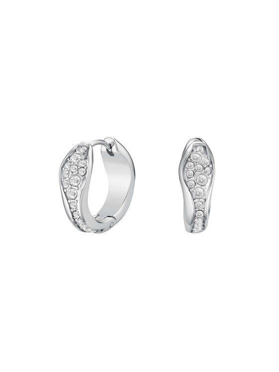 Rosefield Rosefield Kolczyki Pavé Collection Srebrny