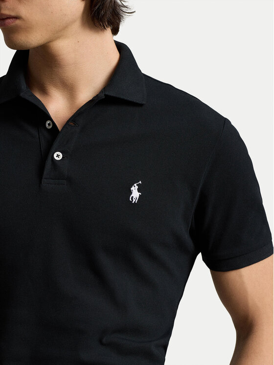 Polo Ralph Lauren Tricou polo 710941439001 Negru Custom Slim Fit