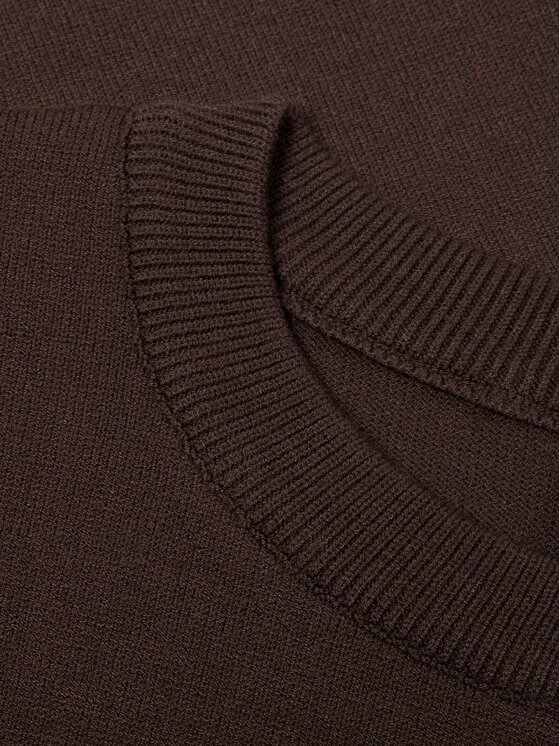 Le Collet Le Collet Bluzka PENIDA Brązowy Oversize