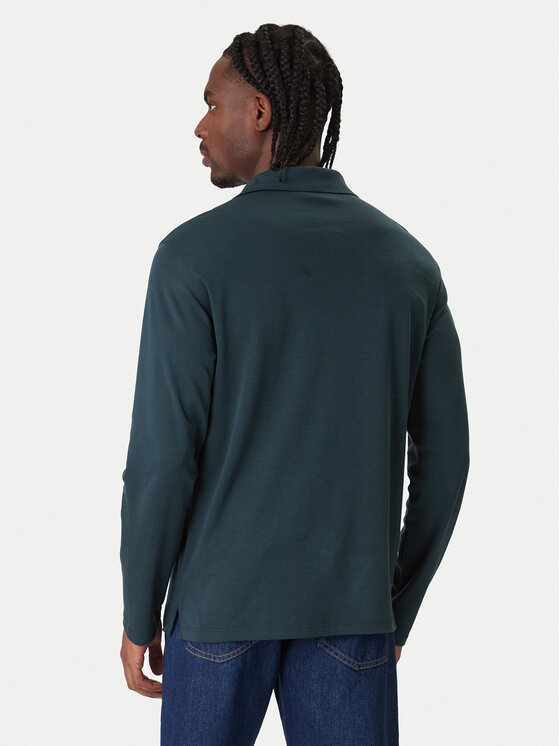 Calvin Klein Calvin Klein Polo LV040EM909 Zielony Regular Fit