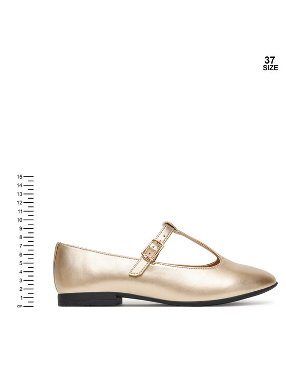 Tommy Hilfiger Tommy Hilfiger Baleríny T3A3-34001-1372 D Zlatá