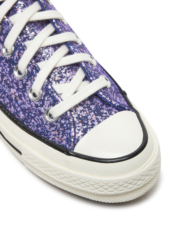 Converse Converse Trampki Chuck 70 Glitter A11134C Granatowy