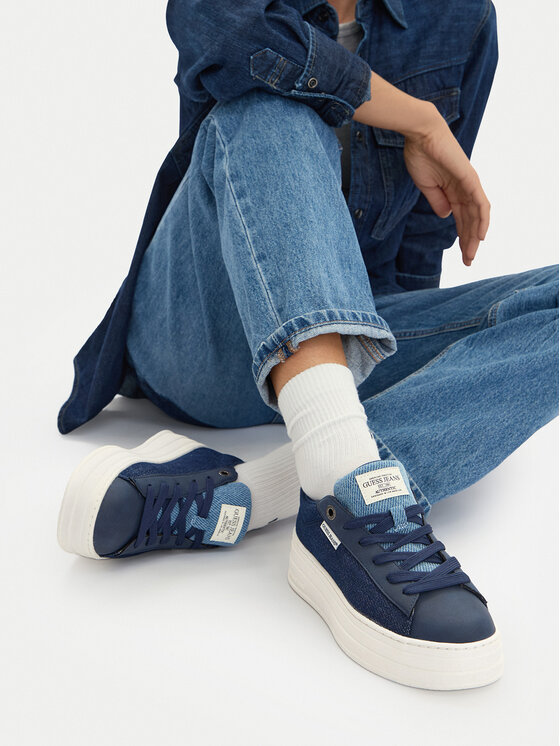 Guess Jeans Sneakers WBEO-GSJ0917 Albastru
