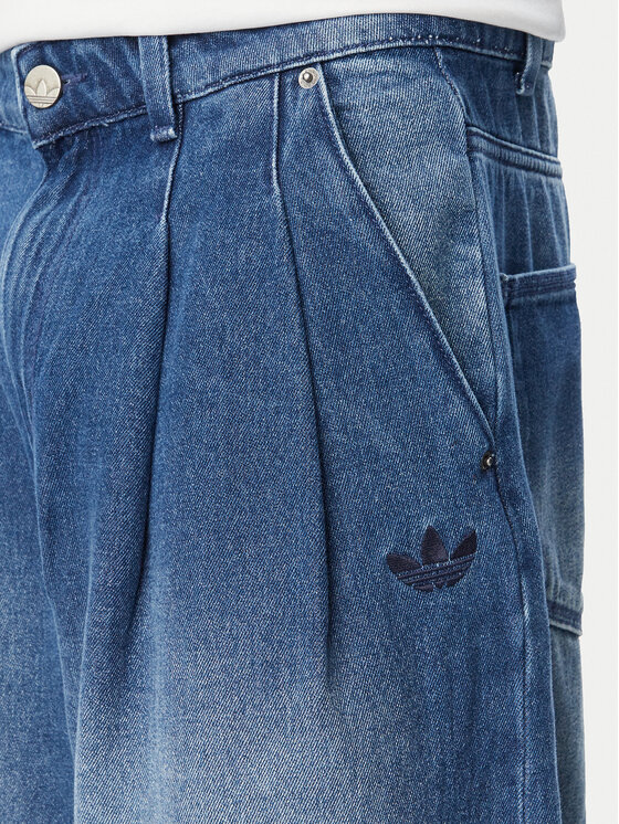 adidas adidas Džinsi KQ8864 Zils Loose Fit