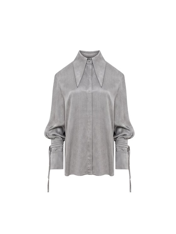 MANDRAGORA MANDRAGORA Camicia Vena Grigio Standard Fit