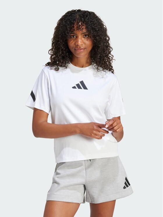 adidas adidas T-Shirt 136951 Biały Regular Fit
