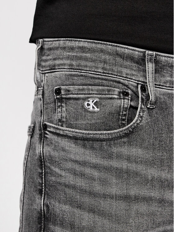 Calvin Klein Jeans Calvin Klein Jeans Jeansy J30J318240 Šedá Slim Fit