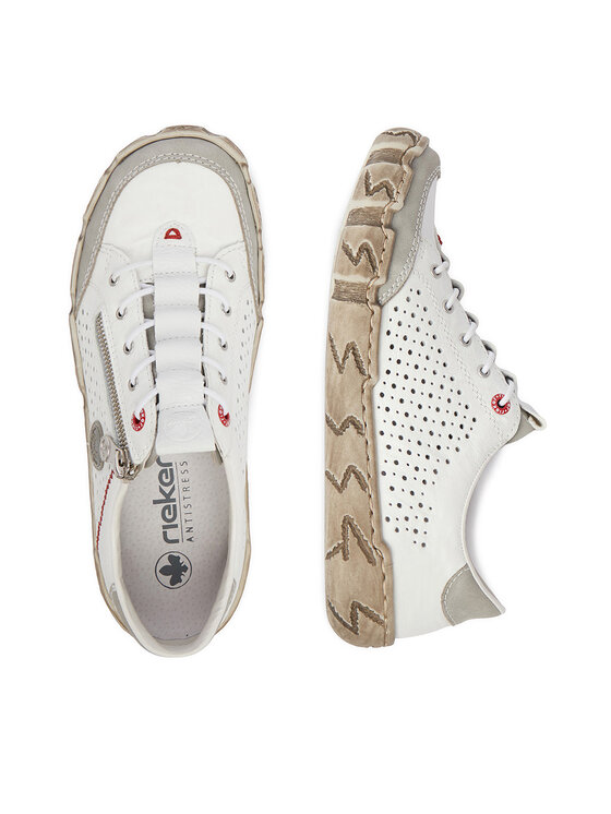 Rieker Rieker Scarpe basse L0355-80 Bianco