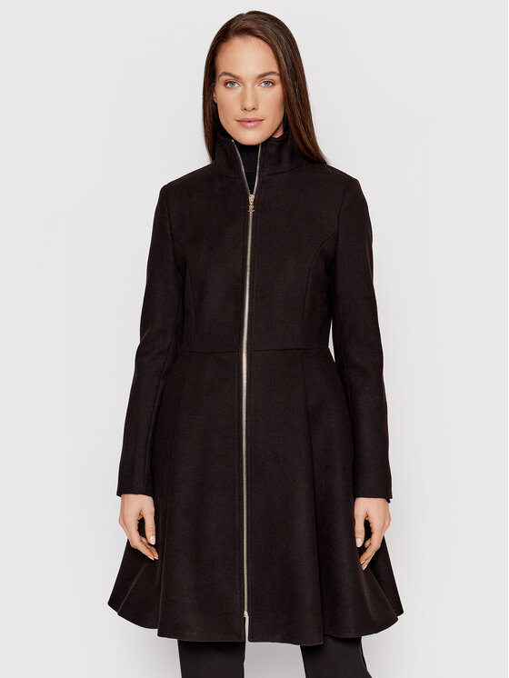 Rinascimento Rinascimento Демісезонний плащ CFC0106884003 Чорний Regular Fit