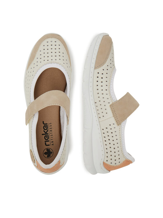 Rieker Rieker Halbschuhe L32B5-81 Beige