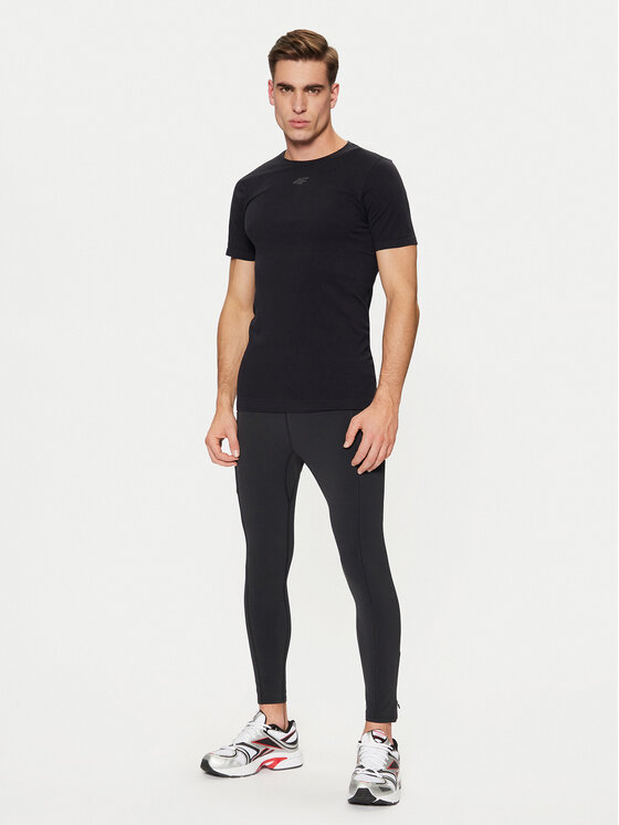 4F 4F Технічна футболка 4FWAW24TFTSM0975 Сірий Slim Fit
