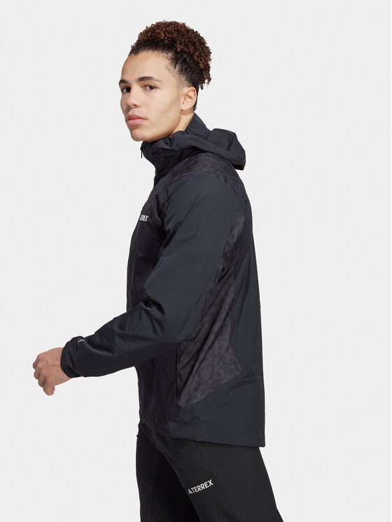 adidas adidas Kurtka outdoor Terrex Xperior HN2912 Czarny Slim Fit