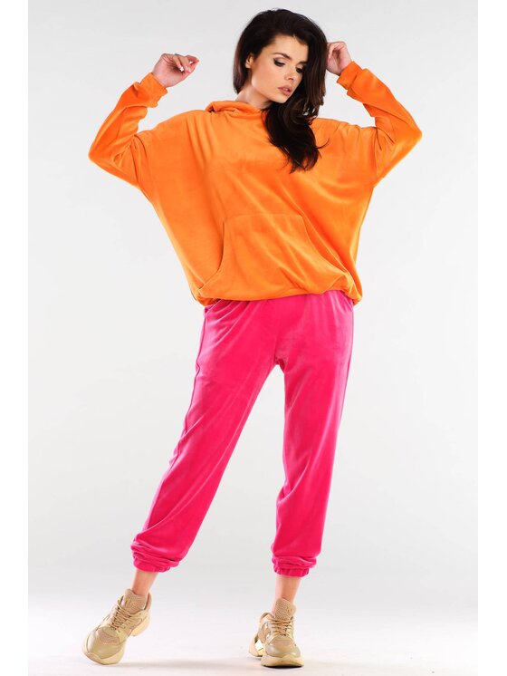 Awama Awama Bluza A420 Pomarańczowy Basic Fit