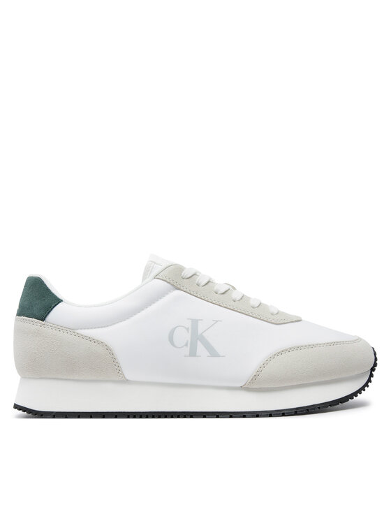 Calvin Klein Jeans Snīkeri Retro Runner YM0YM01119 Écru