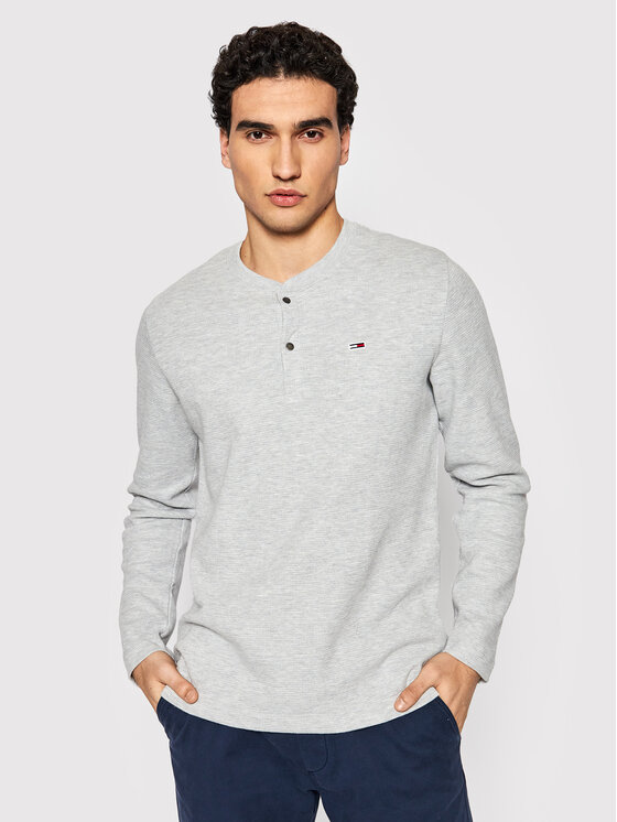 Henley DM0DM12249 Pilka Regular Fit 