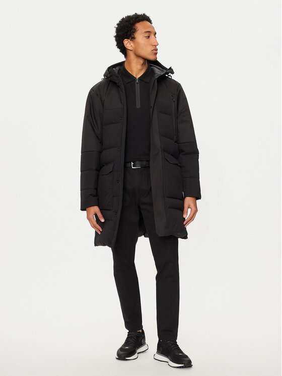 BOSS BOSS Kurtka puchowa 50515113 Czarny Regular Fit