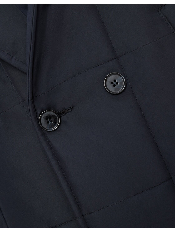 Borgio Borgio Kurtka zimowa gravina g Granatowy Slim Fit