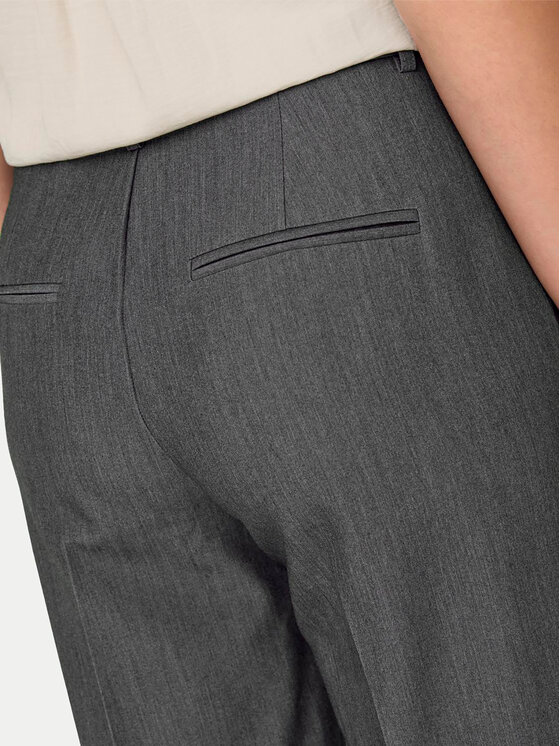 ONLY ONLY Hlače iz tkanine Kayle 15324532 Siva Straight Fit
