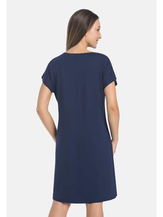 Teyli Teyli Koszula nocna Luzi Niebieski Regular Fit