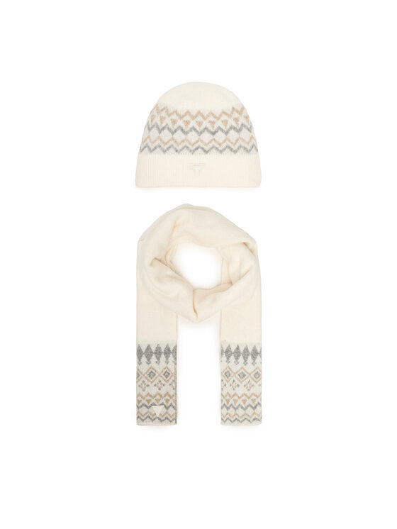 Guess Guess Комплект шал и шапка M4PZ60 Z3LQ0 Екрю