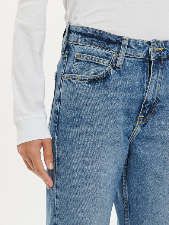 Lee Lee Jeansy Carol 112354457 Niebieski Straight Fit