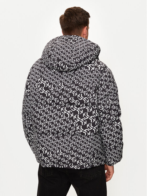 Karl Lagerfeld Jeans Karl Lagerfeld Jeans Μπουφάν χειμωνιάτικο 246D1508 Μαύρο Regular Fit