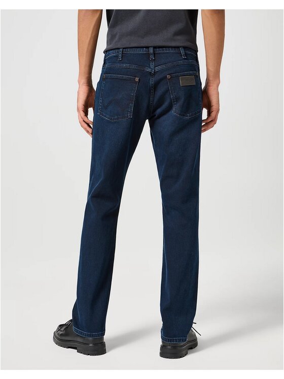 Wrangler Wrangler Jeansy GREENSBORO Granatowy Straight Fit