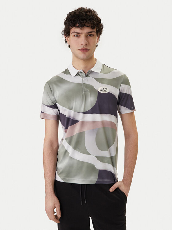 EA7 Emporio Armani Polokošeľa 7M001532 AF22175 F7077 Zelená Regular Fit
