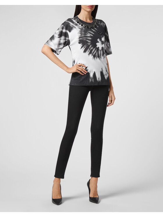 PHILIPP PLEIN PHILIPP PLEIN T-Shirt 6371 Biały Regular Fit