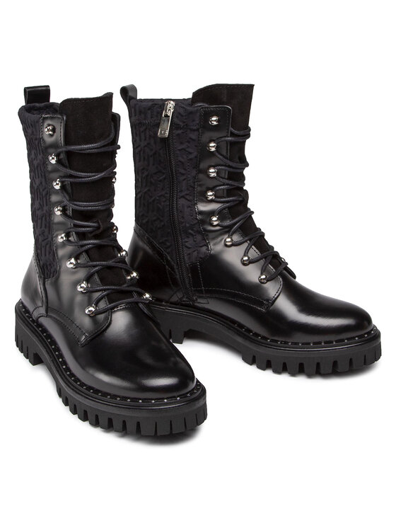 Tommy Hilfiger Žygio batai Material Mix Th Bootie FW0FW05190 Juoda •  Modivo.lt