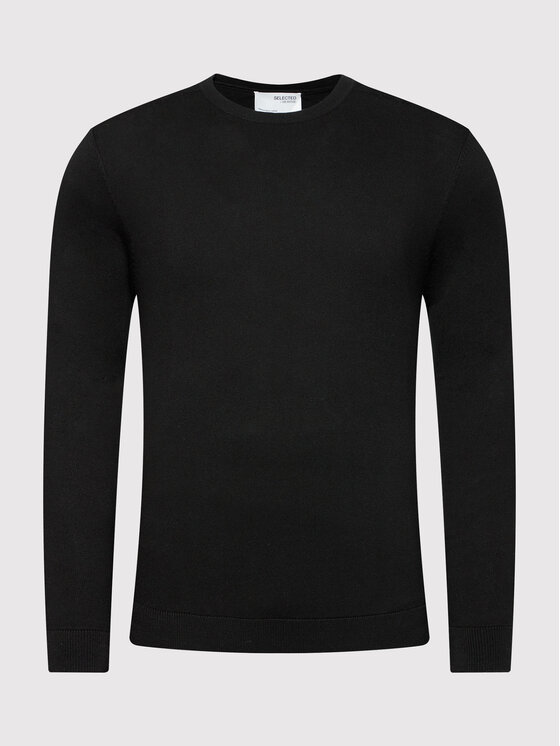 Selected Homme Selected Homme Sveter Berg 16074682 Čierna Regular Fit