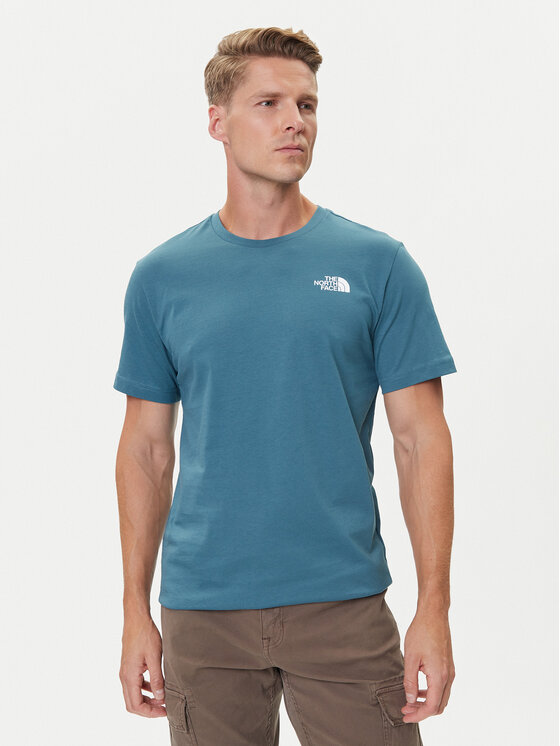 The North Face The North Face T-Shirt Redbox NF0A87NV Modrá Regular Fit