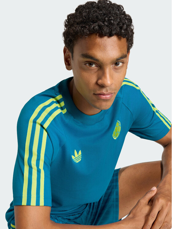 adidas adidas Koszulka techniczna 161936 Niebieski jasny Slim Fit