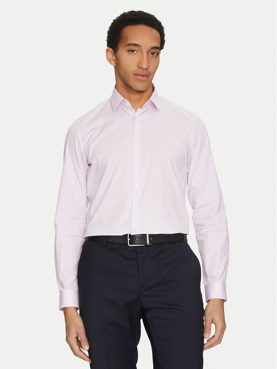 Calvin Klein Calvin Klein Сорочка K10K108229 Фіолетовий Slim Fit
