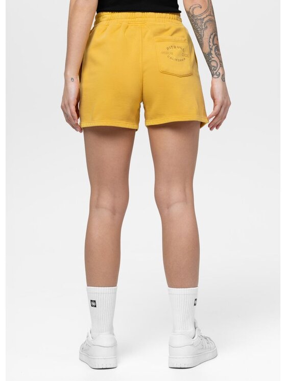 PITBULL PITBULL Szorty MANZANITA HEART Żółty Regular Fit